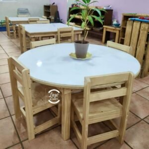 MESA CIRCULAR ACRÍLICO